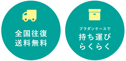 全国往復送料無料　軽量で持ち運び便利なプラダンケースを使用